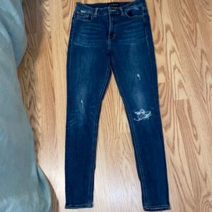 Bridgette Skinny Jean - Medium Blue Wash Ripped